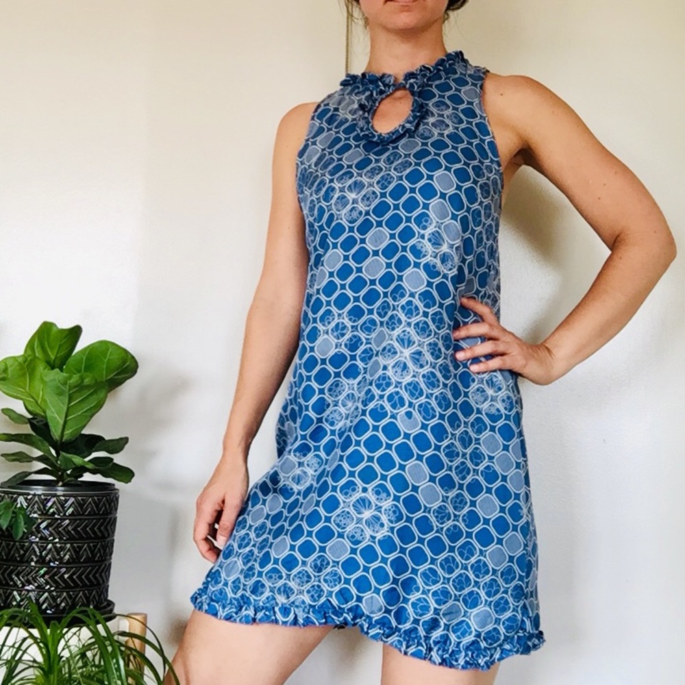 🌸Vintage Silk Cocktail Party Dress